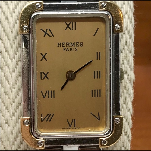 **SOLD** Hermès Croisière CR1.220 Watch w/Gold - Picture 12 of 16